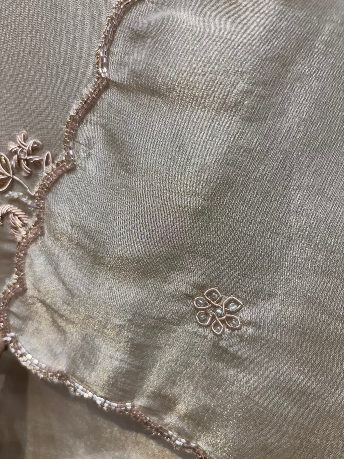 Naira Shimmer Organza Suit