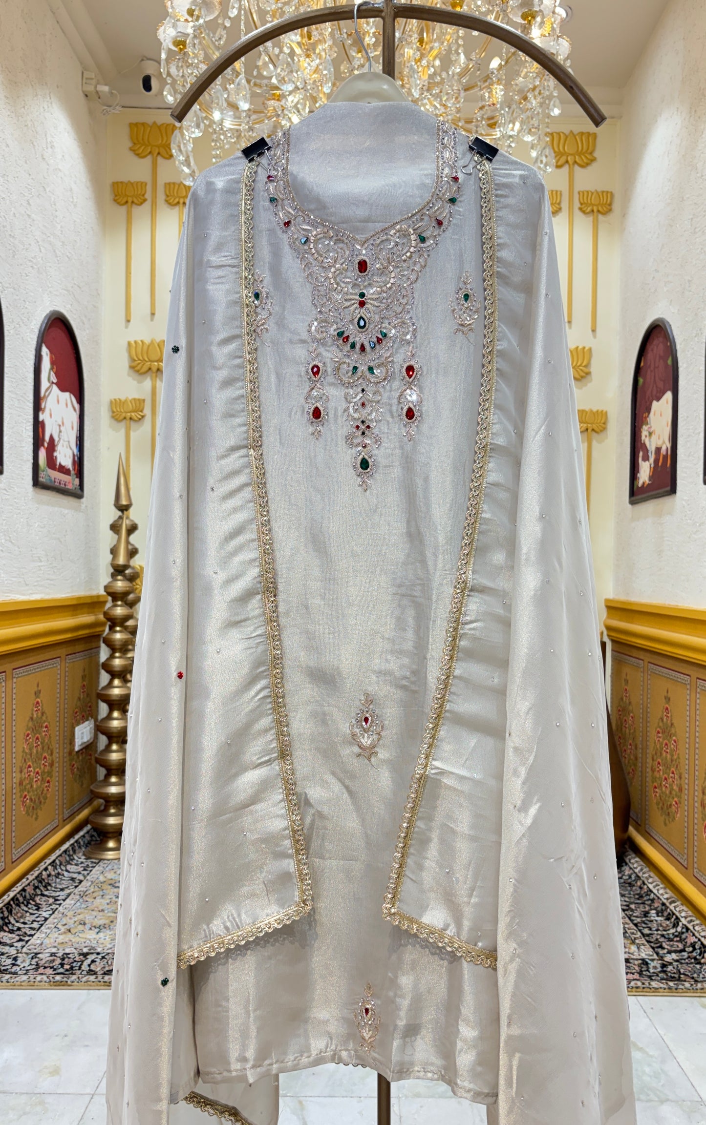 Zarmina Organza Suit