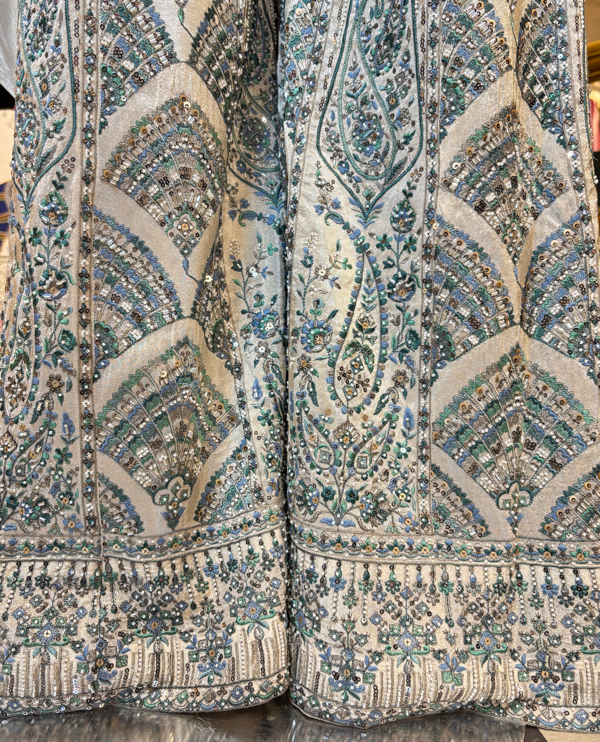 Nalini Shimmer Sharara Set
