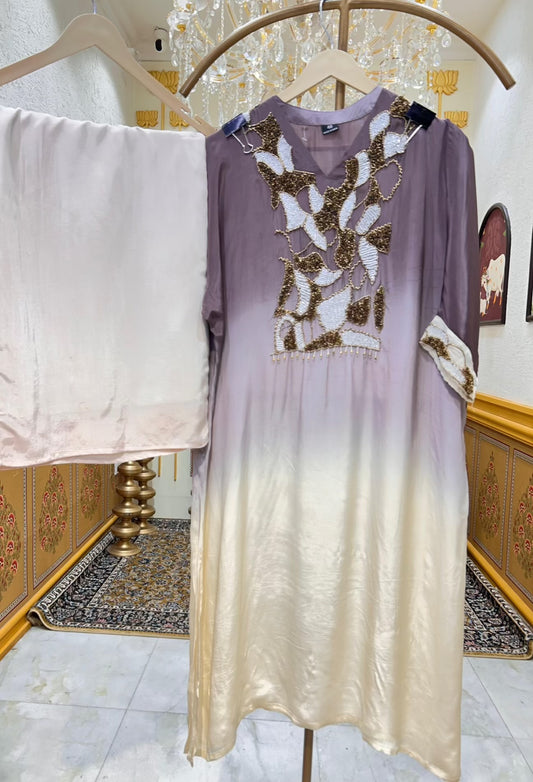 Ombrix Handwork Co-ord Set
