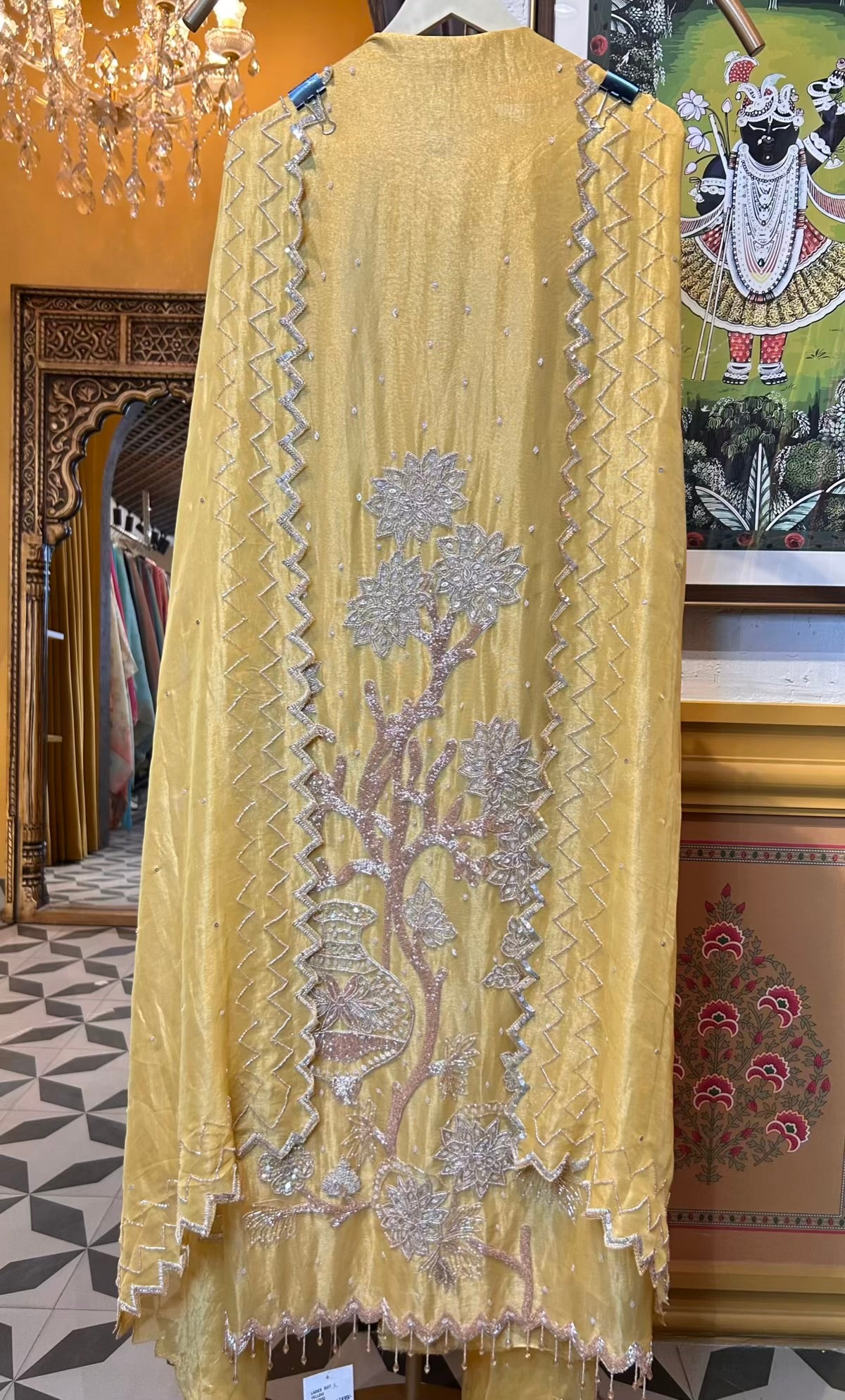 Lumina Organza Suit (Yellow)