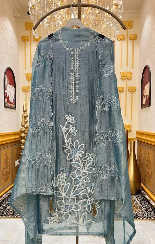 Amayra Gota Shringaar Suit (Blue)