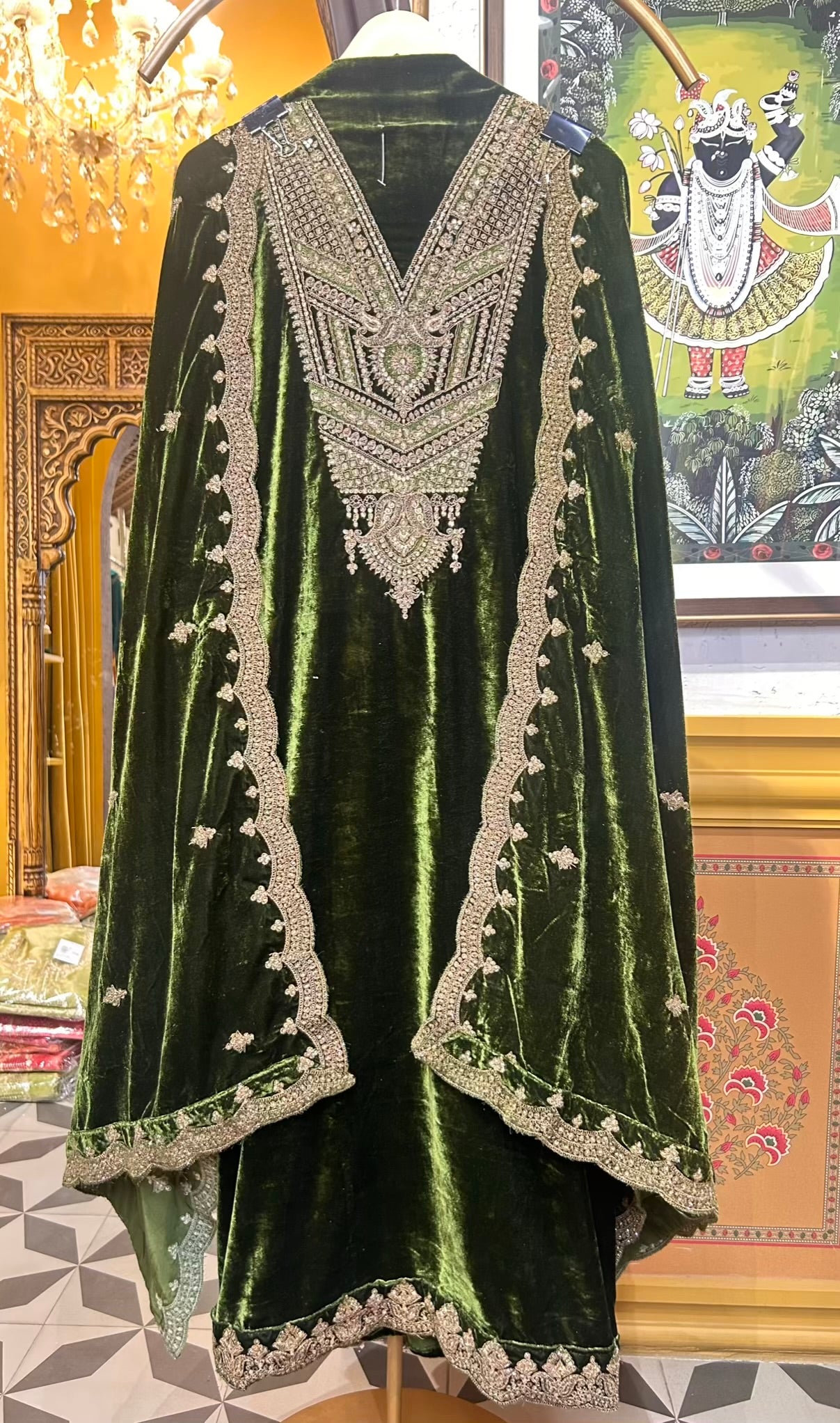 Meherzaan Velvet Suit