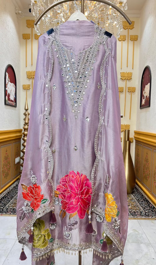 Rimaira Shimmer Veil Suit (Pink)
