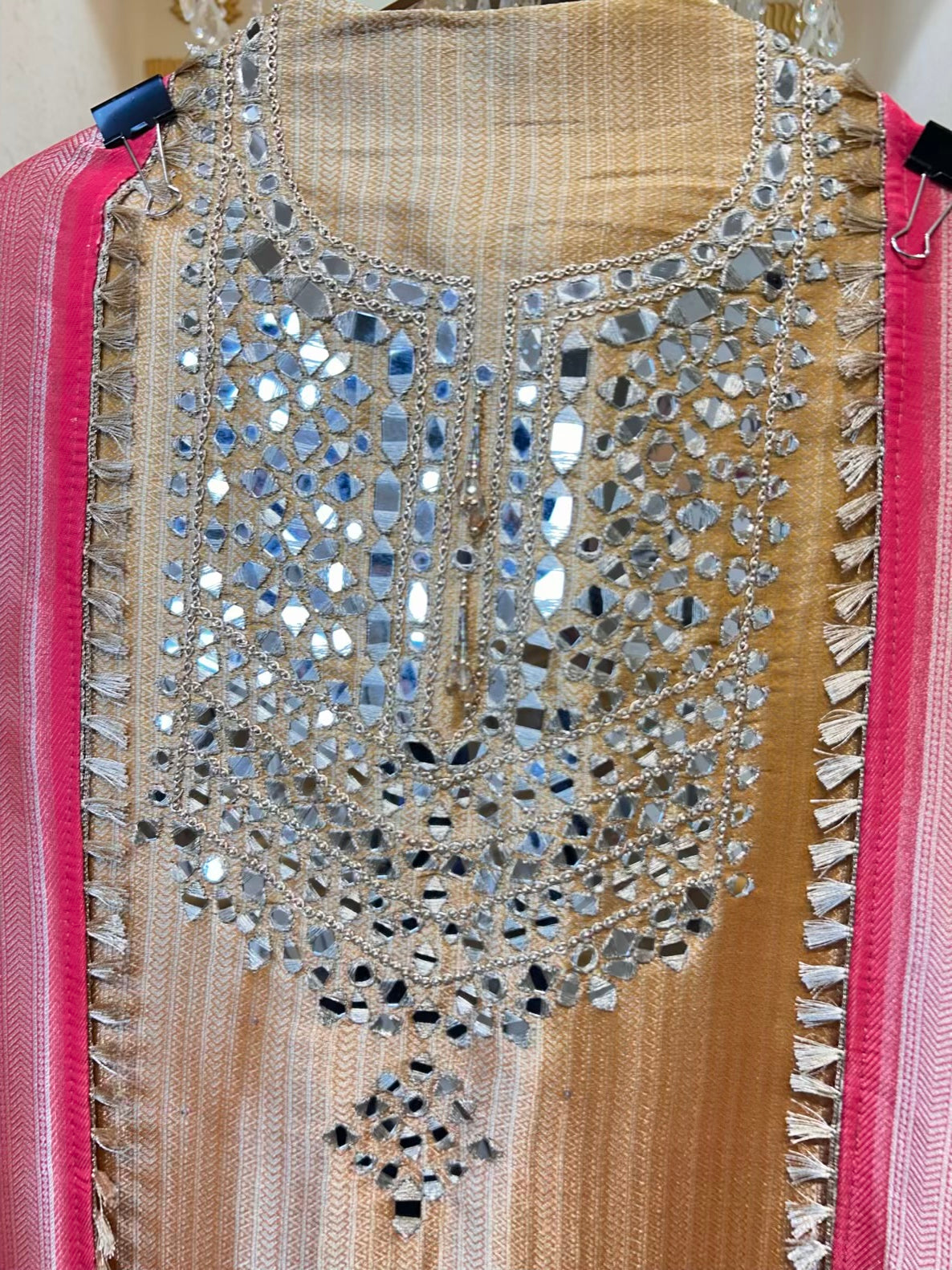 Mahzara Shahi Brocade Suit (Yellow)
