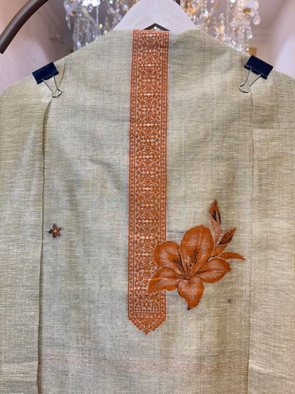 Ishvani Linen Suit (Yellow)