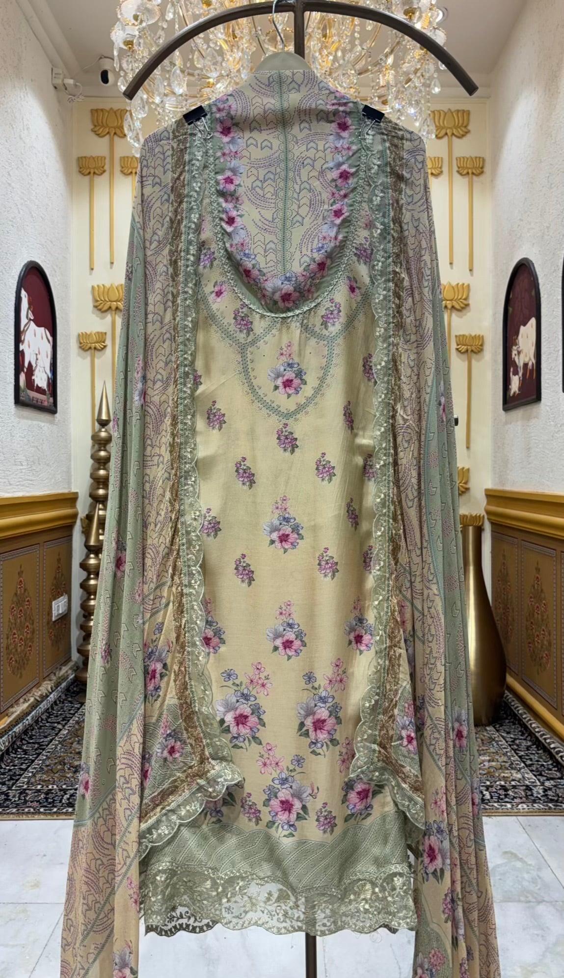 Sia Lace Muslin Suit