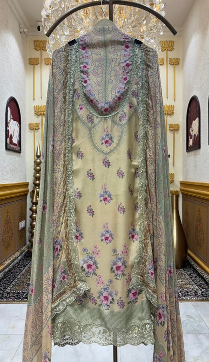 Sia Lace Muslin Suit