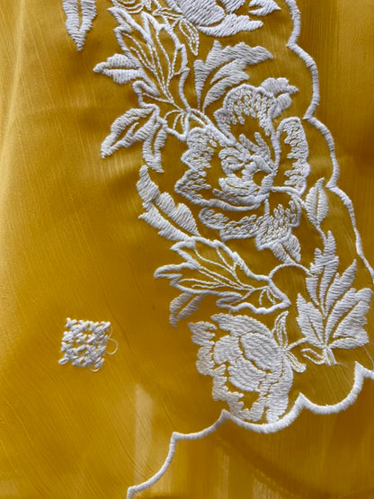 Elara Chiffon Grace Suit (Yellow)