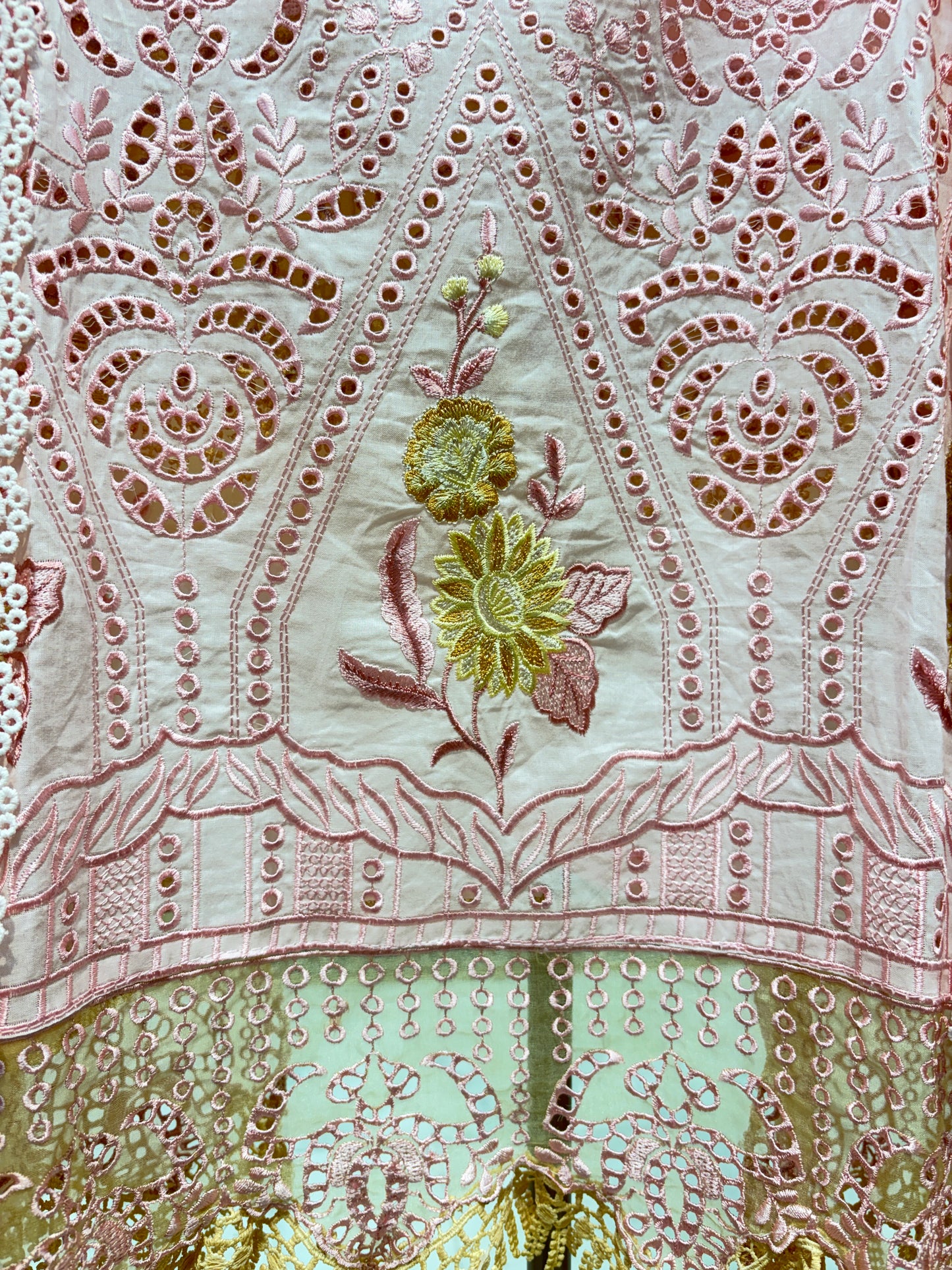 Elmeira Lace Cotton Suit