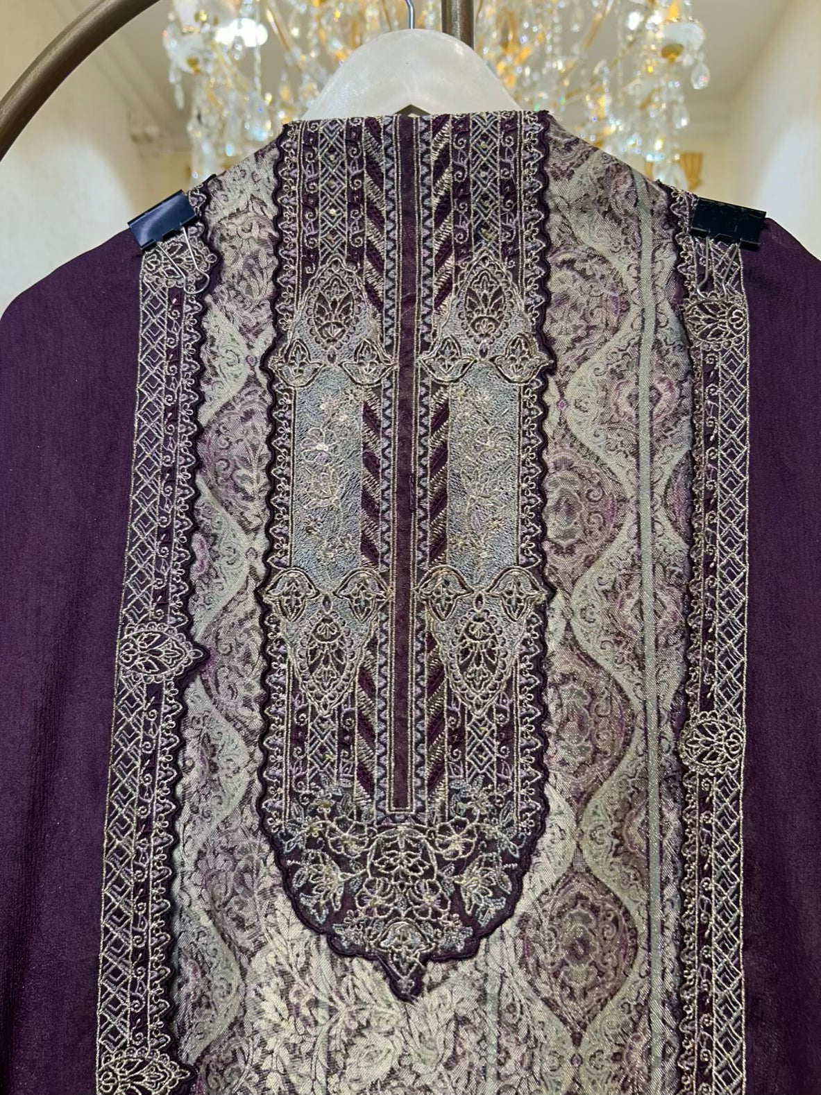 Zehraah Zari Shringaar Suit (Wine)