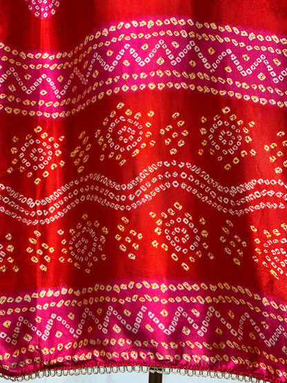 Rangmahi Gaji Bandhani Suit