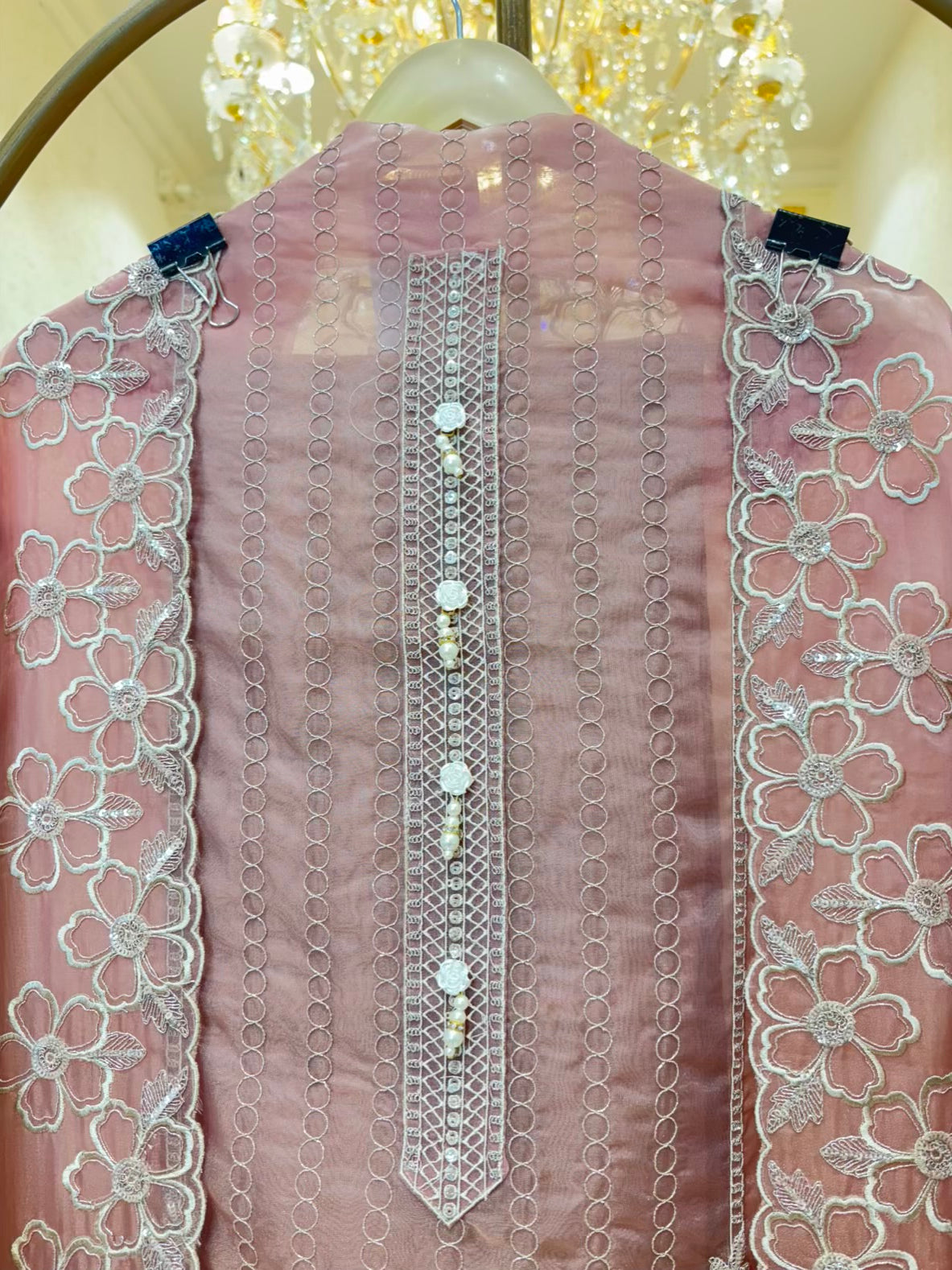Ziana Zari Organza Suit