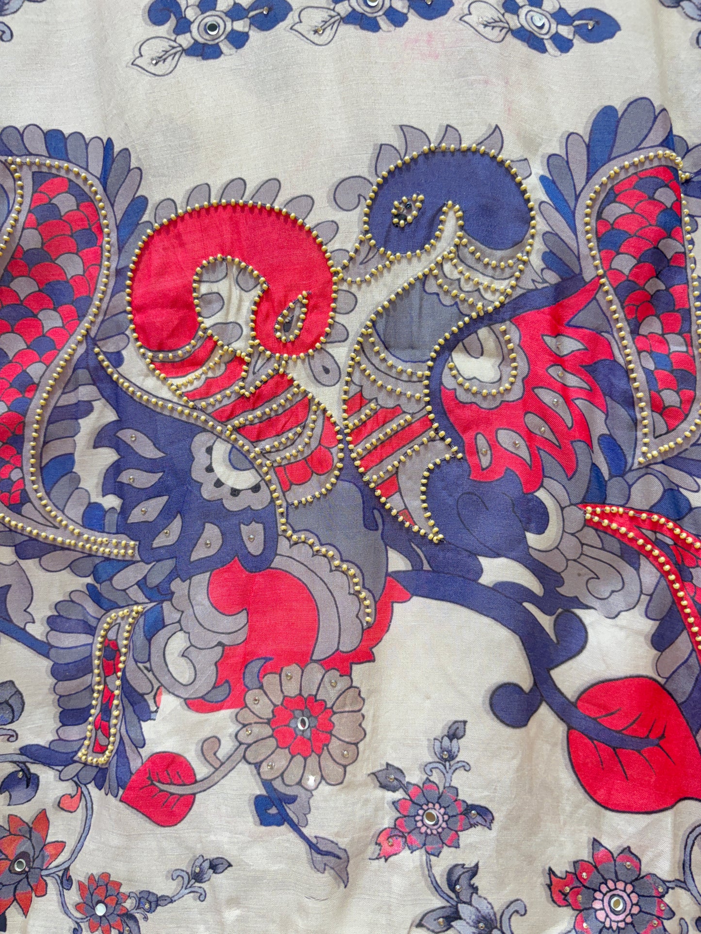 Pearl Mirage Printed Suit
