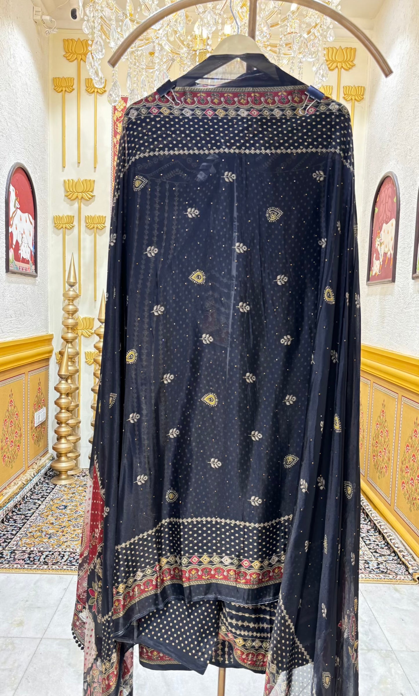 Sia Zari Crepe Silk Suit