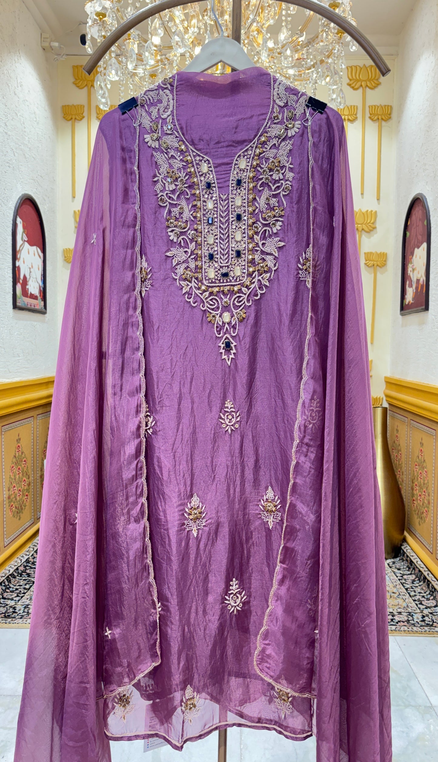Aurelia Veil Organza Suit