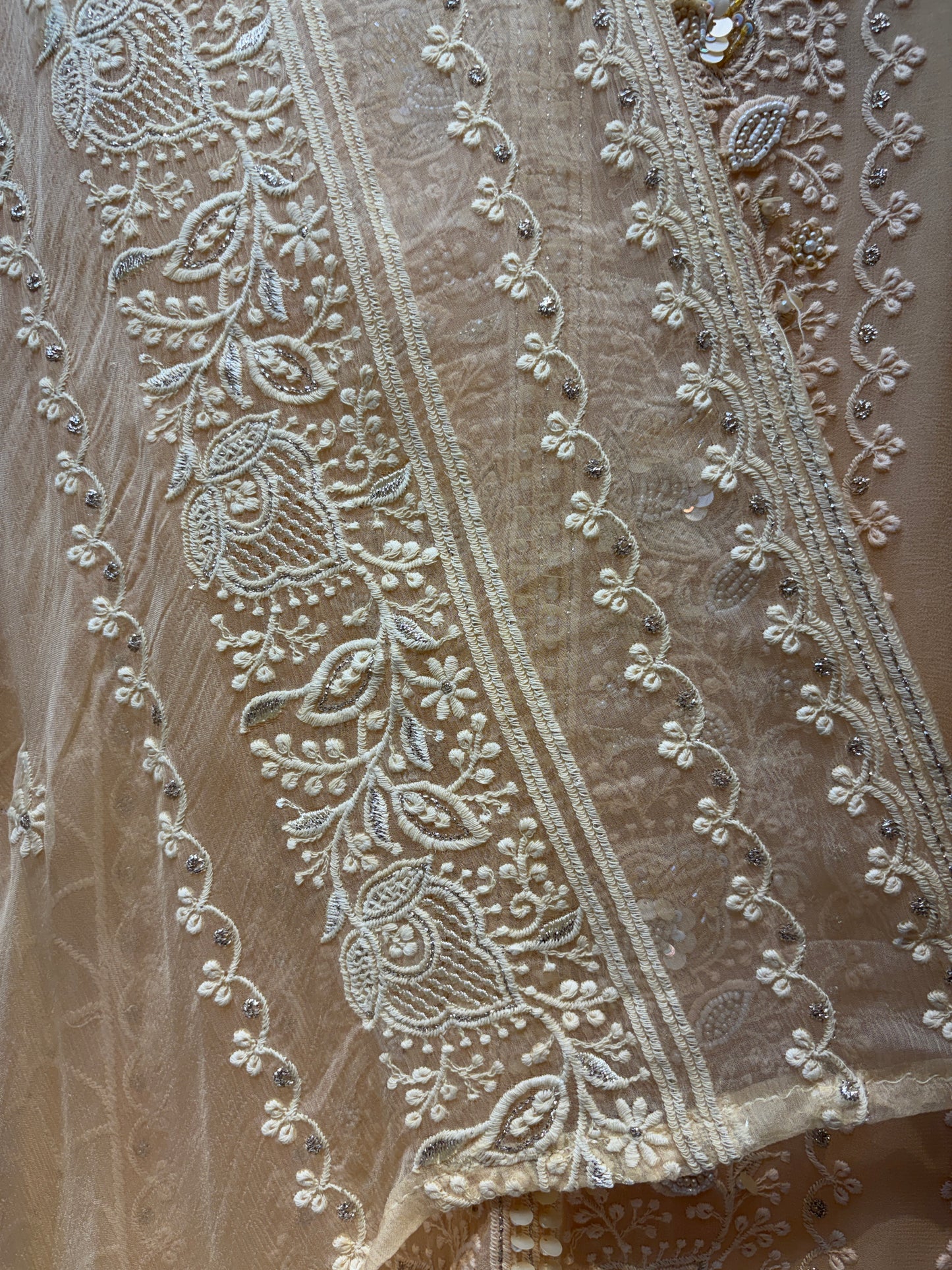 Ruhnaz Handcrafted Georgette Suit