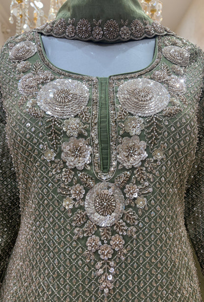 Zarqiya Gharara Set