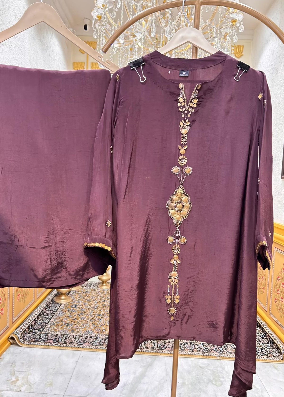 Velion Sequin Handwork Co-ord