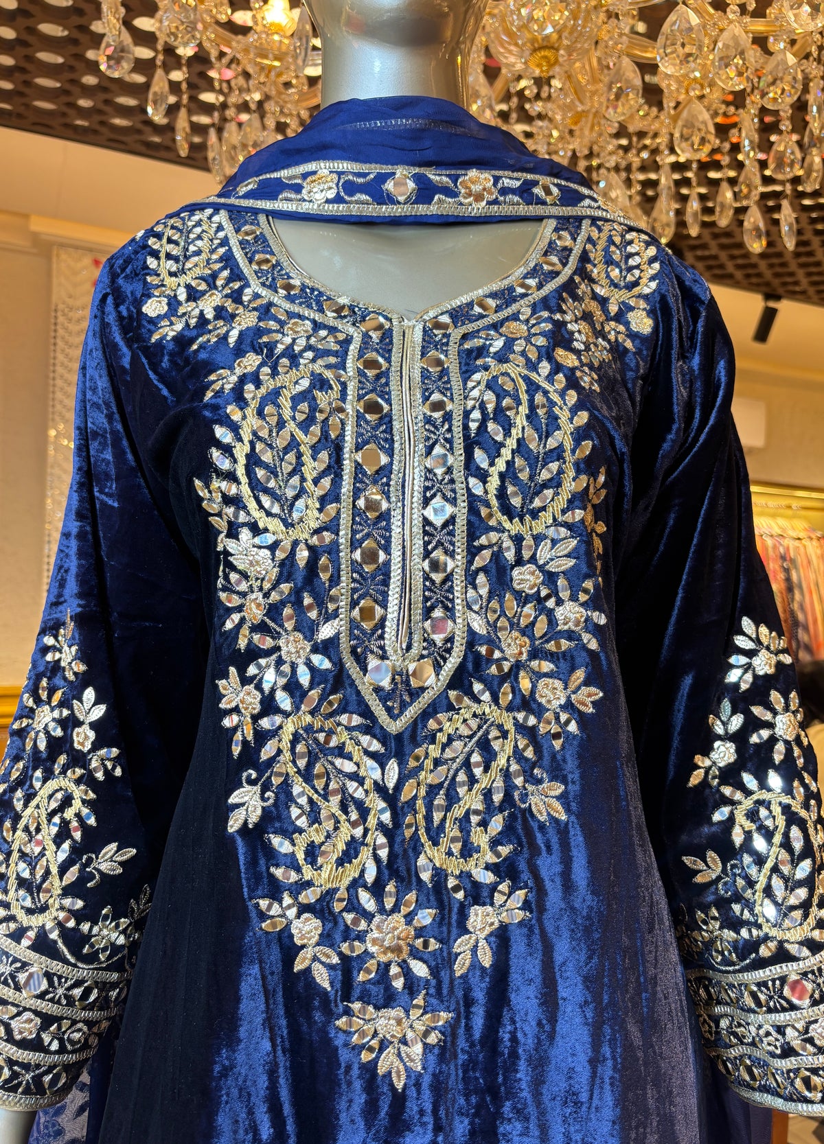 Samaara Velvet Farshi Suit
