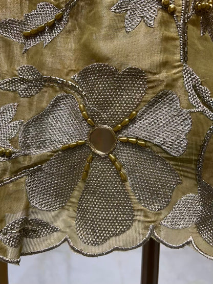 Noorika Sheesha Pearl Suit (Mustard)
