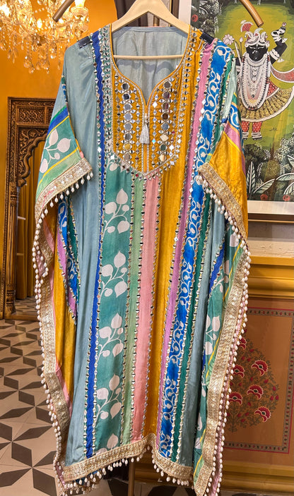 Zeenat-e-Jaam (Blue & Yellow)