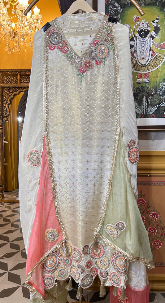 Noor-e-Jahan Organza Suit