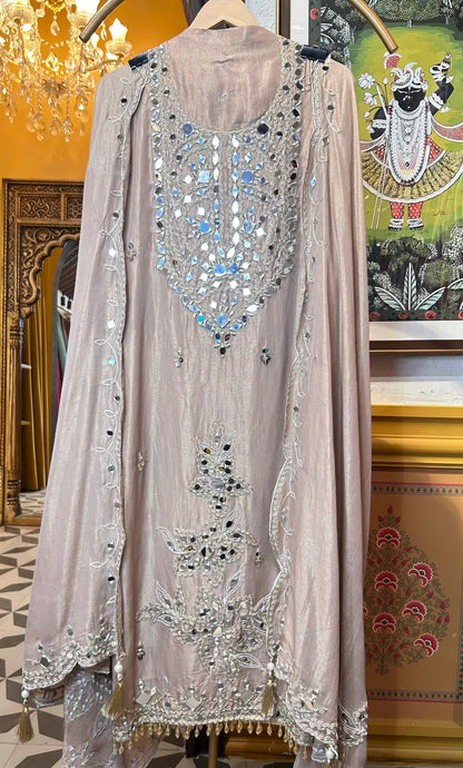 Arzheen Organza Suit (Peach)