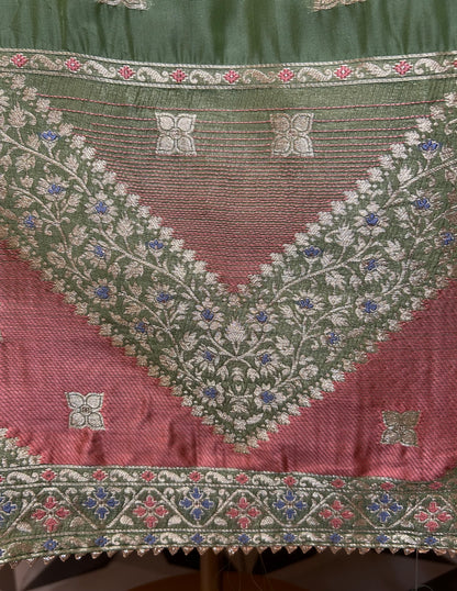 Afsana Banarasi Suit (Green)