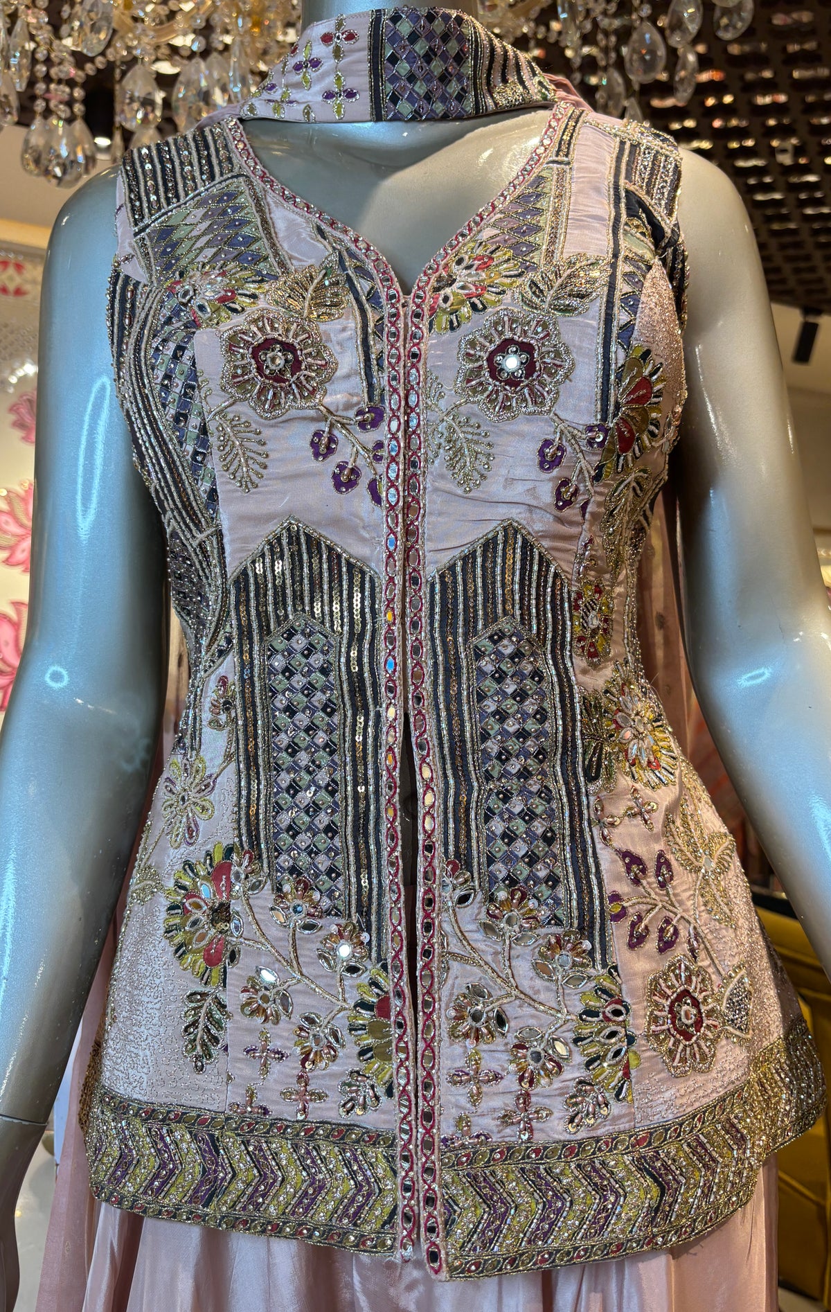 Tavishaé Crepe Sharara Set