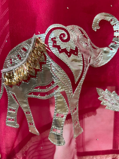 Arezza Leather Work Suit (Magenta 2)