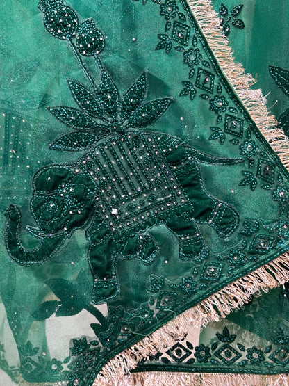 Velmira PatchÉlan Suit (Green)