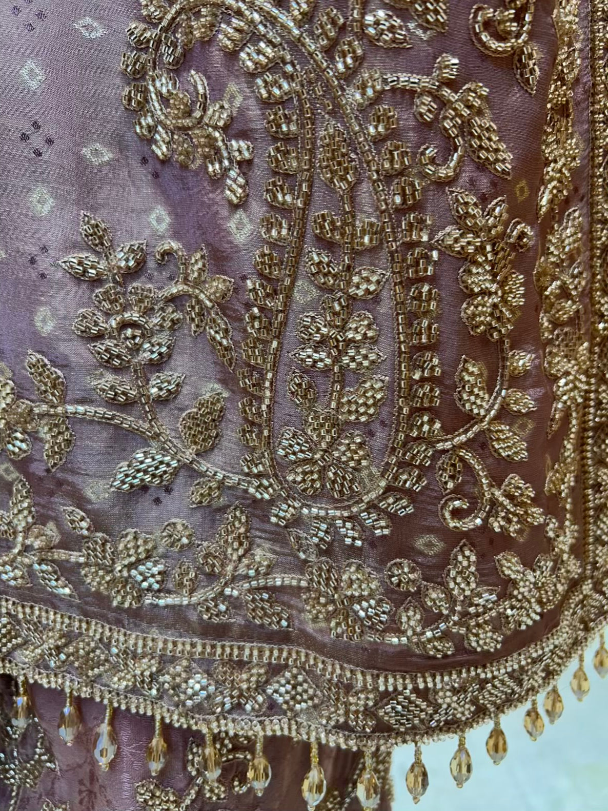 Ruhmehar Pakistani Silk Élan Set (Pink)