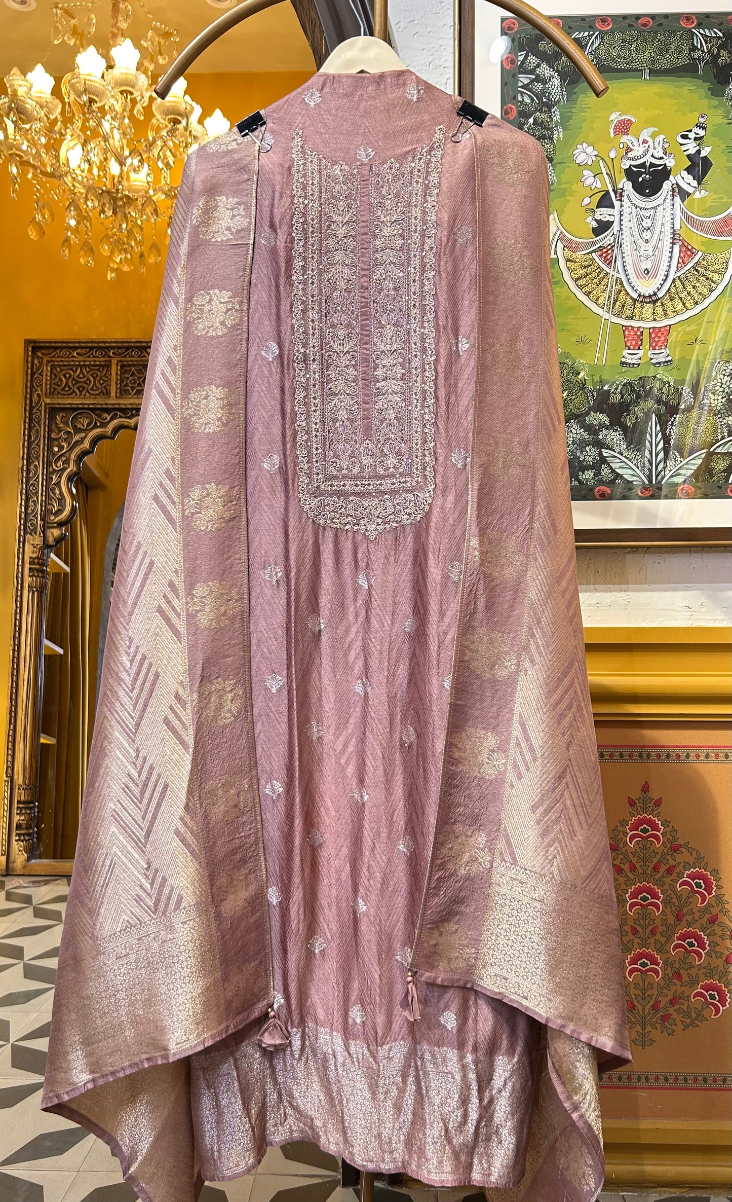 Auréline Shimmer Pure Silk Suit