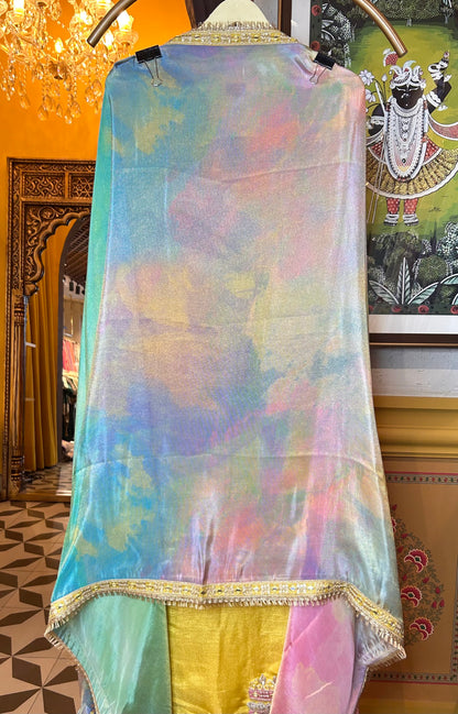 Miraaz Organza Suit (Yellow)