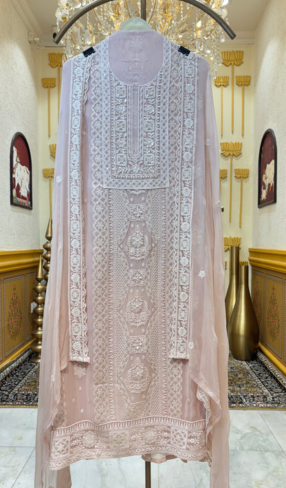 Ruhzaar Threadcraft Georgette Suit