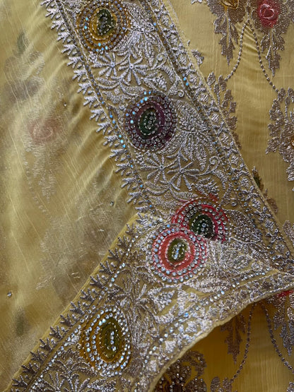 Sahiba Chiffon Grace Suit (Yellow)