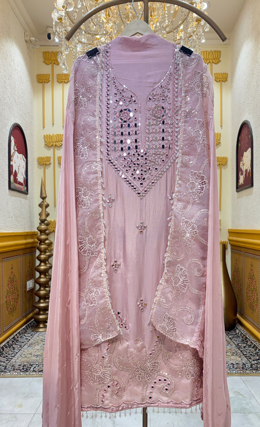 Mehraz Mirror Silk Suit
