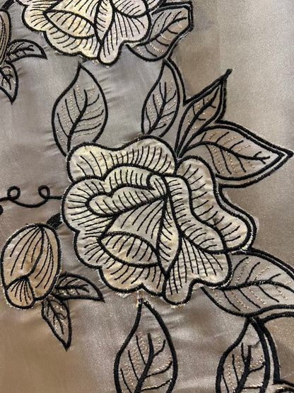 Zyvra Leather Sheen Tissue Suit