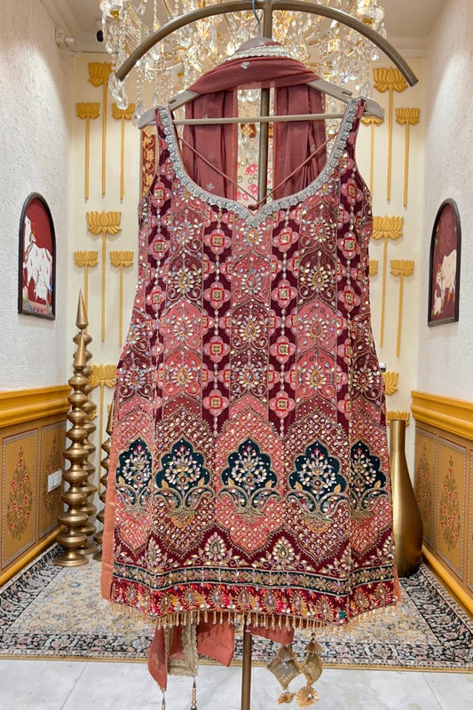 Myra Stonework Palazzo Set