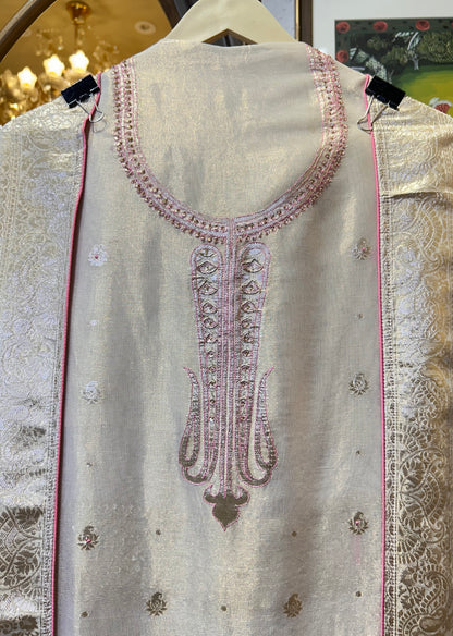 Celeste Shimmer Organza Suit