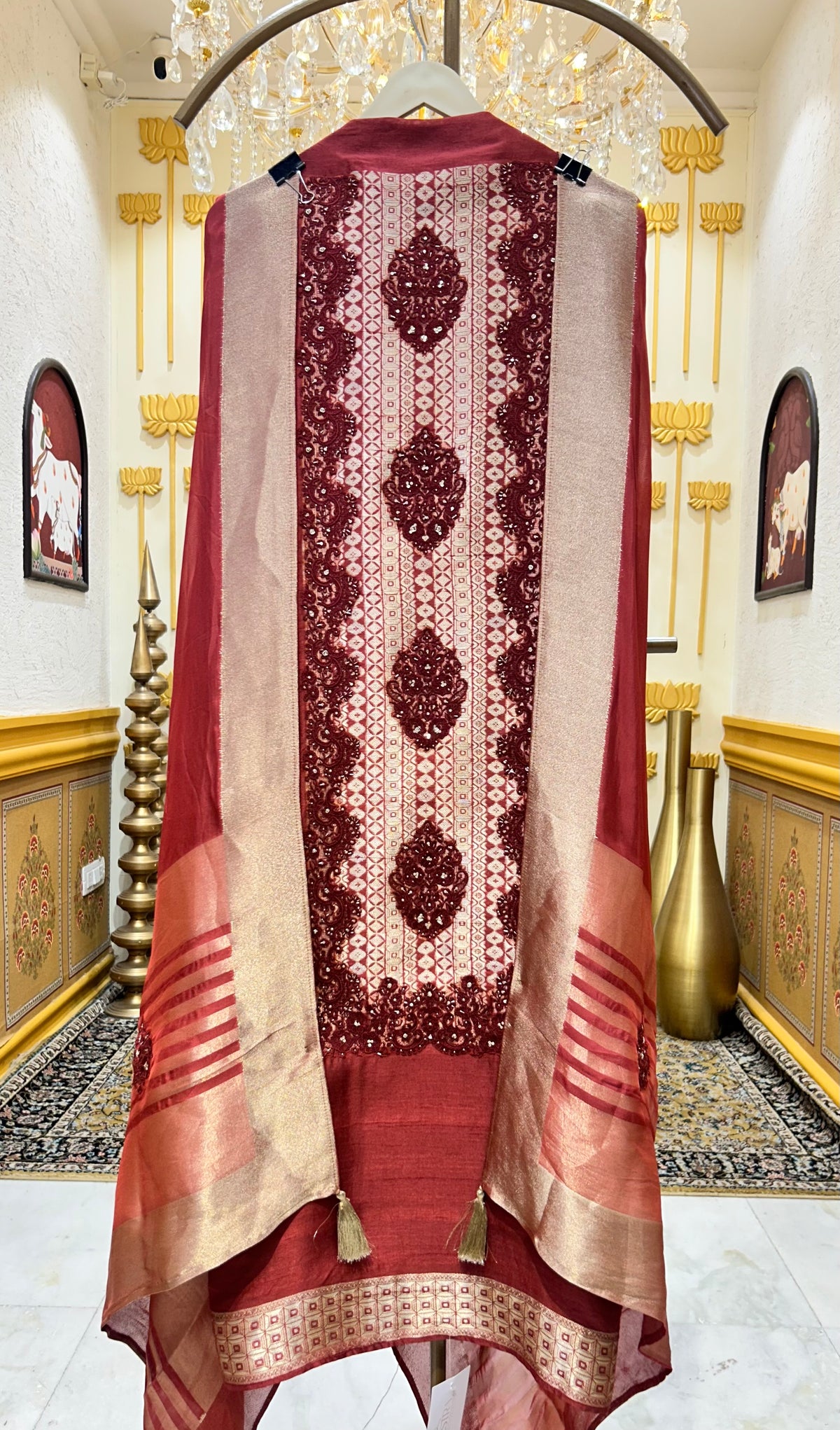 Indulekha Banarasi Suit