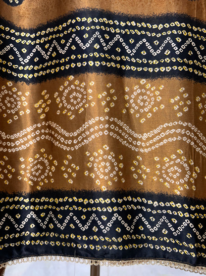 Rangmahi Gaji Bandhani Suit