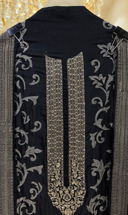 Aabshara Satin Silk Suit
