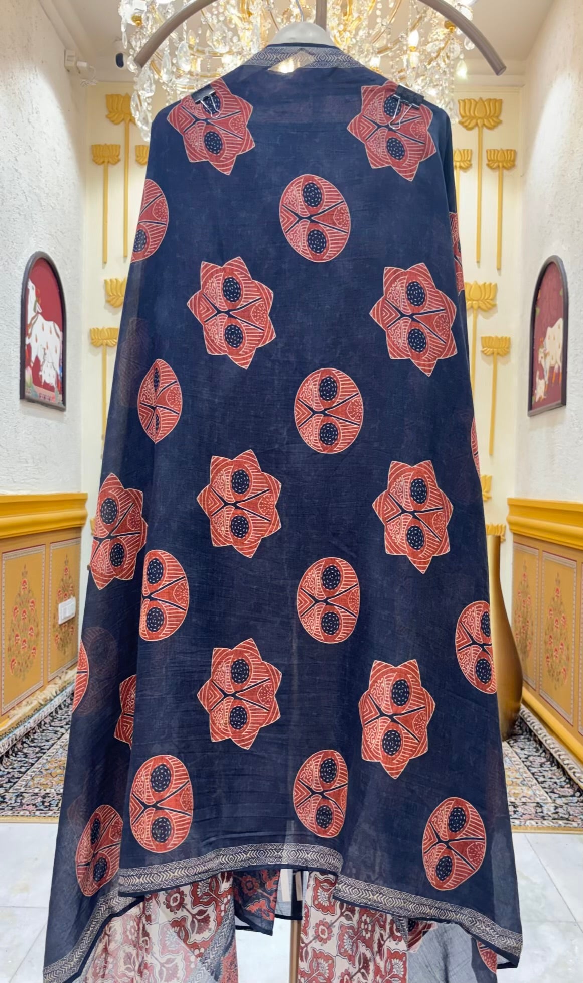 Aafreen Printed Chanderi Suit