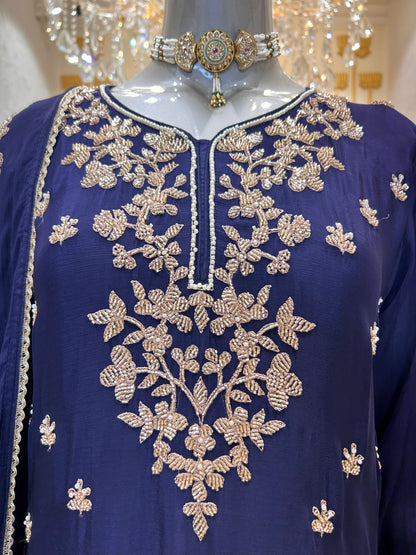 Zehraani Chinon Élan Set (Purple)