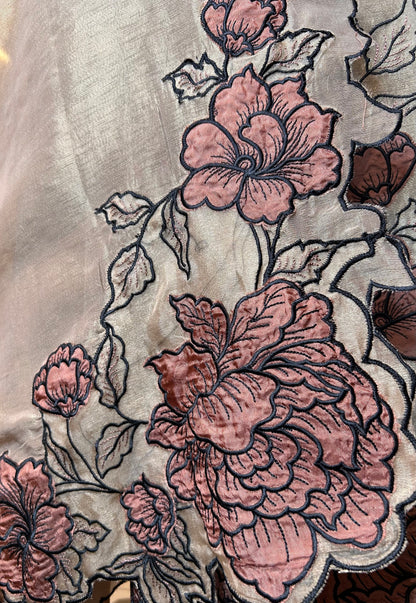 Tabeer Appliqué Set (Beige)