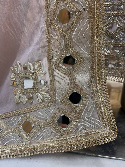 Aaliya Shimmer Noor Anarkali (Lavender)