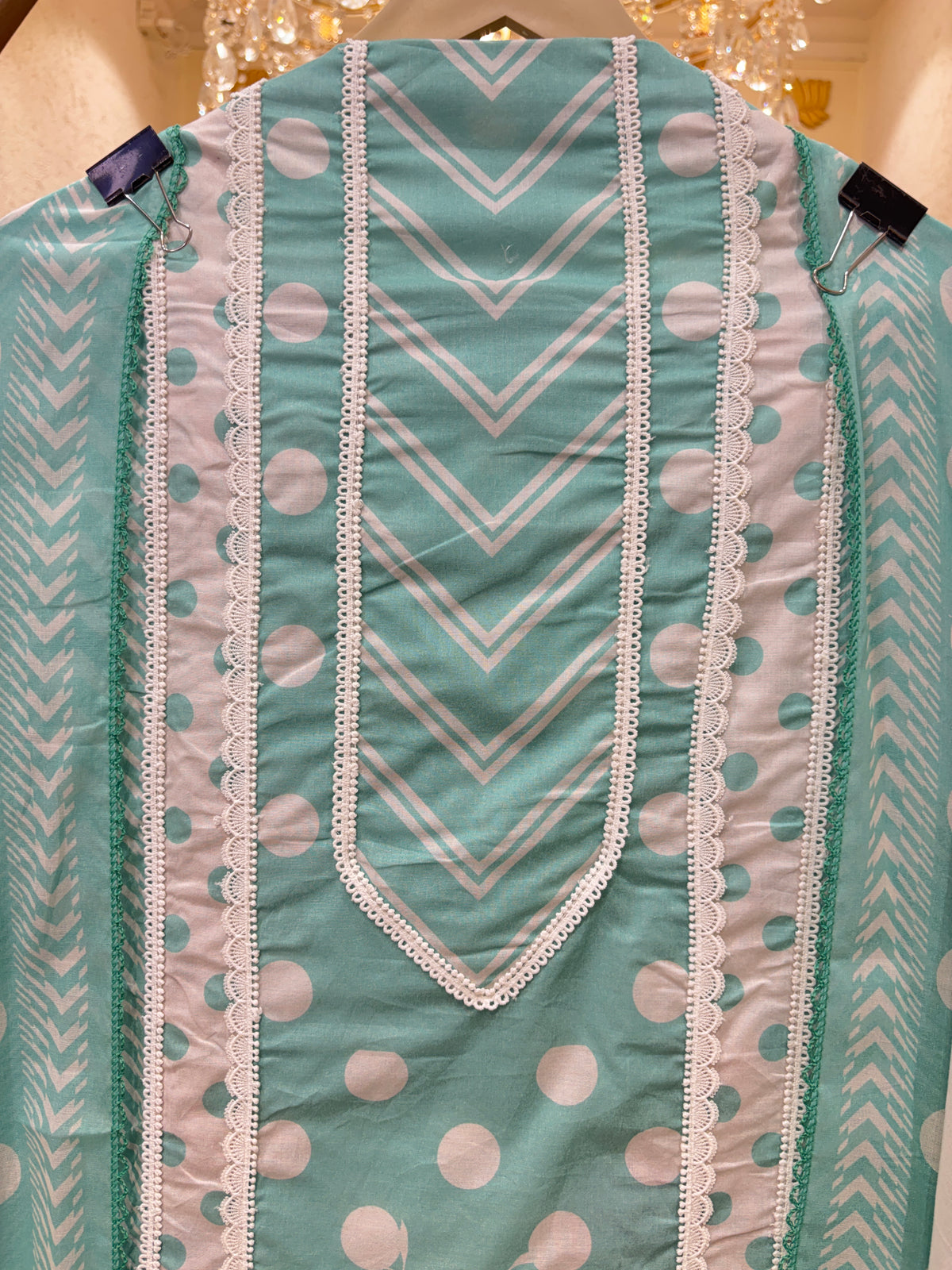 Roselle Lace Cotton Suit
