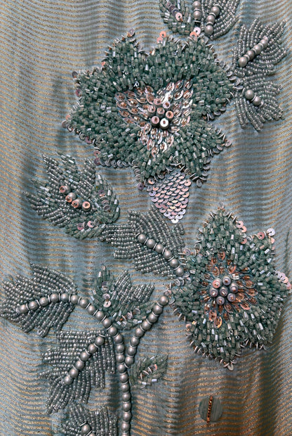 Mehira Organza Suit (Blue)